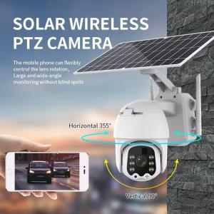 Wholesale 4G WiFi IP Solar Powered Outdoor Sim 2MP 1080P Solar IP PTZ Night Vision Video Surveillance PIR CCTV Farm Solar from china suppliers
