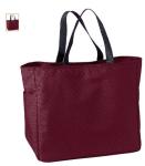 Wine Red Recycle Girls Large Microfiber Womens Tote Bags with Hot Transfer