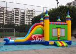 5in1 colorful commercial kids inflatable combo game with slide for outdoor from