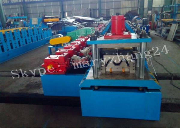 Highway Guardrail Roll Forming Machine Equipment 20m / Min Speed