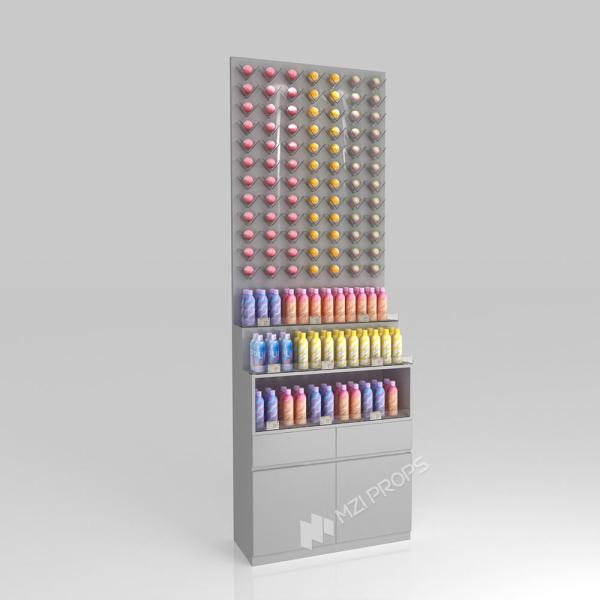 GDR01-BZ-05 Retail Display Pillar with Grey Pillar and 3mm Acrylic for High-End