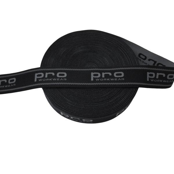 High Quality Custom Logo Gripper Non Slip Jacquard Elastic Webbing For Garment