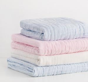 Wholesale Fluffy 144X116 40S Thick Swaddle Gauze Fabric 6 Layers For Kids from china suppliers