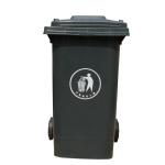 plastic bin 240 liter waste bin for waste management double recycling sensor