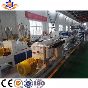 Wholesale 20 - 63MM PE Pipe Extrusion Line Vacuum Calibration Sleeves 55KW Single Screw Plastic Extruder from china suppliers
