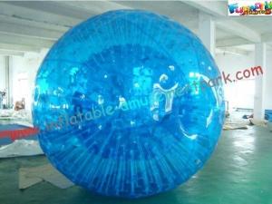 China Inflatable Blue Water Walking Ball , Big Kids Rolling Bubble Ball on sale
