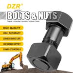Excavator High Strength Track Bolt Nut M22*67mm 6Y9024/9W4381 OEM Grade M30*96