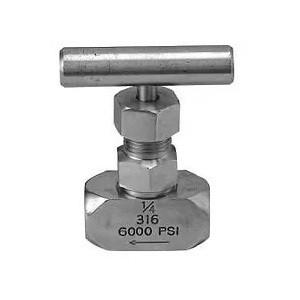 Wholesale 1/4'' FNPT X FNPT 6000PSI SS316 Instrumentation Threaded Needle Valve from china suppliers