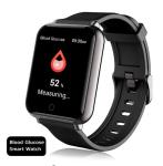 Digital Non Invasive Blood Sugar Glucose Meter Monitor Wrist Smartwatch