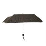 Black 3 Folding Auto Open Close Umbrella Superlight Weight Black Rubber Coating