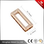 High quality handbag square turn lock for bag parts,51.74*21.73mm,Zinc alloy