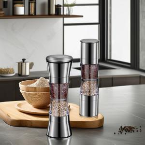 Wholesale Stainless Steel and Bamboo Herb Spice Mills Perfect for Institutional B102B Solutions from china suppliers