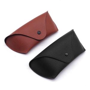 Wholesale Portable PU Leather Sunglasses Carrying Case Eyeglasses Case Pouch Protective from china suppliers