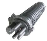 Black color Plastic Dome / Vertical Fiber Optic Splice Closure ( 12, 24, 36, 48,
