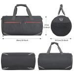 Sport Anti Theft Travel Bag Lightweight Gym Duffle Bag With Shoe Compartment Wet
