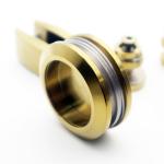 Highly Resistant American Style Satin Gold 70MM Wheel Exterior Automatic Sliding