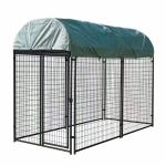 Outdoor Pet Metal Cage 2M Dog Pen Run Kennel With Water Proof Cover