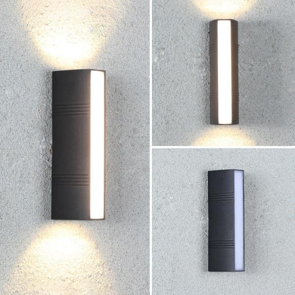 External wall lamps waterproof garden light staircase wall lamp surface three
