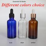 Shiny Black Glass Dropper Bottles 30ml 10ml 15ml 20ml 50ml Empty Glass Dropper