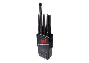 China Bluetooth WIFI WIMAX Cell Phone Signal Jammer 4g Palm - size For Government on sale