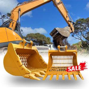 Wholesale 1.4 Cbm Excavator Skeleton Bucket , Rock Screening Bucket For Excavator Pc300 Zx300 from china suppliers