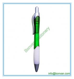 China plastic ballpoint pen for promotion, gift printed promotional grip pen on sale