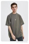 Oversized Men T Shirt Custom Logo Washed Tee Shirt for Summer