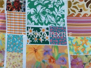 Wholesale Soft Touch Daisy Pattern Recycled Swimwear Fabric Repreve Nylon from china suppliers