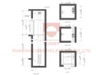 Advanced Machine RoomLess High Speed Elevator Portal Frame House Hold