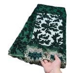 Other Decoration Supoo Tulle Lace with Velvet African Lace/Senegal Fabric