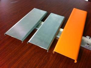 Wholesale Fireproof Aluminum Alloy U Strip Metal Ceiling 185x3000mm For Conference Room from china suppliers