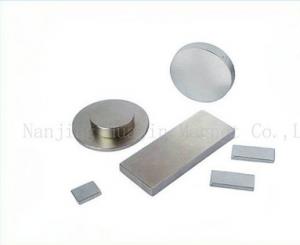 Wholesale Small Industrial NdFeB Permanent Magnet / Sintered Ndfeb Magnet Silver Coating from china suppliers