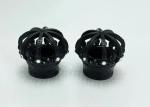 Exquisite Diamond Black Zamak Perfume Bottle Caps Lids For Eco-Friendly Packing