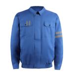 OEM Blue Air Conditioned Bike Jacket With Cooling Fan For Work Construction