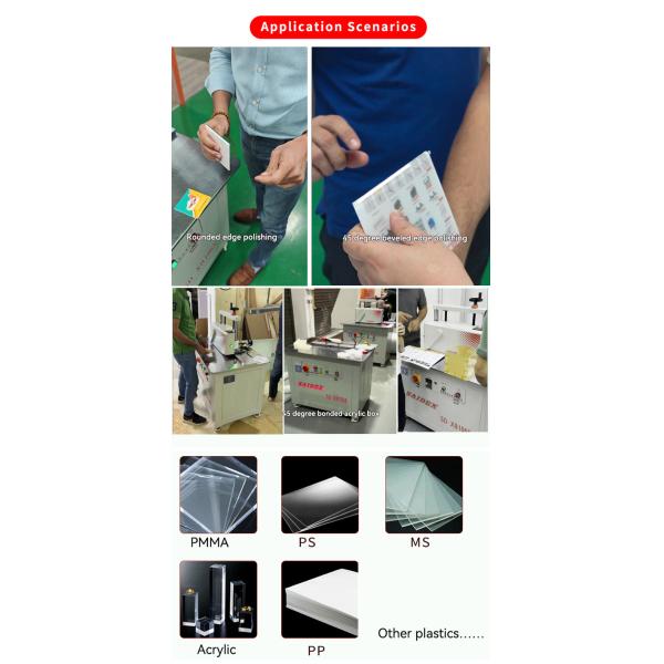 Automatic Feeding Acrylic Buffing Machine With Continuous Processing