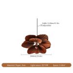 Wabi-sabi Paper Ceiling Lamp Living Room Shop Led Ceiling Chandelier Kitchen