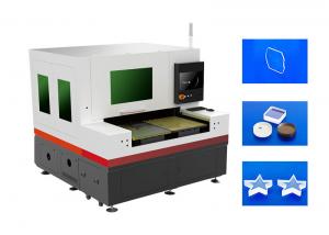China Dual-Table Laser Glass Cutter Cutting Speed 0-500mm/S Polygonal Glass Cutting Machine on sale