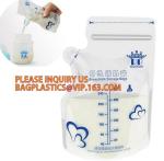 Double Zipper Seal Stand Up Pouch Breast Milk Storage Bags,Stand Up Baby Breast