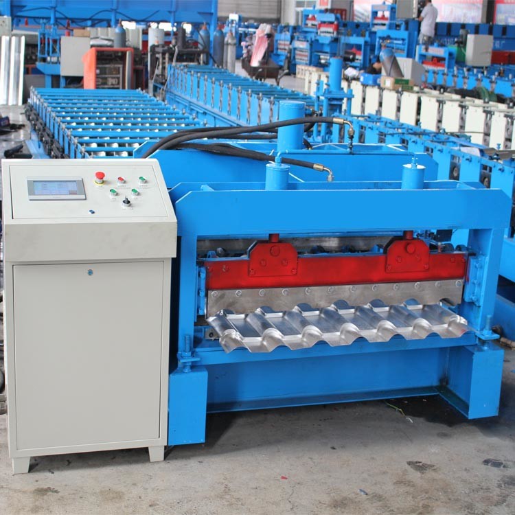 2025 New Design for Glazed Roof Tile Roof Sheet Roll Forming Machine With 18 Rows