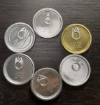 Round Aluminum Easy Open Lid Customized Dog Food Can Caps