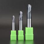 Professional Diamond Coated Carbide HRC70 Graphite Ball End Mills for CNC