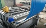 4kw Automatic Crimping Bending 0.8mm Metal Roof Roll Forming Machine