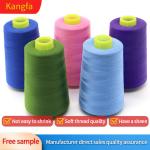 100% Polyester Yarn 40s/2 Color Spun TKT120 Sewing Thread for Textile Manufactur