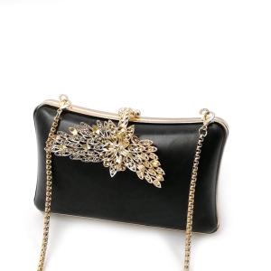 Wholesale Gorgeous Flower Clasp Pillow Shape Box Clutch Frame Lady Cluthes from china suppliers