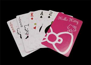 Wholesale Customized Poker Size Plastic Playing Cards Smooth Finish for Entertainment from china suppliers