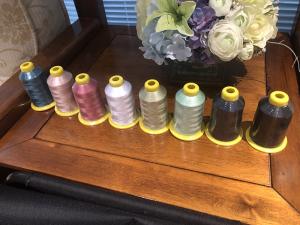 Wholesale 108D/2 Raw White Polyester Embroidery Thread For High Speed Embroidery from china suppliers