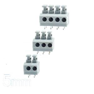 Wholesale 5.0mm Pitch Screwless Spring Clamp Terminal Blocks Jointable from china suppliers