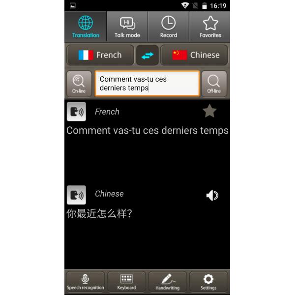 Convenient Portable Voice Translator Touch Screen With Smart Voice System