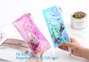 Wholesale stand up pvc slider bag vinyl Zip lockk bag, vinyl pvc A4 file bag with slider Zip lockk, Non-toxic PVC slider zipper bag from china suppliers