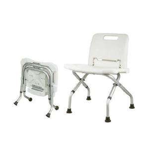 China Elderly Aluminum Foldable Shower Chair Bath Seat with Back on sale